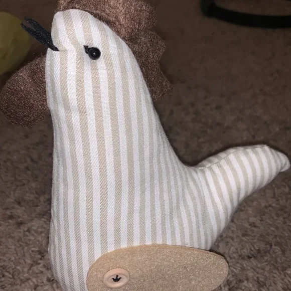 True Living Table Decor Fabric Rooster House Decoration Stuffed - Picture 2 of 2